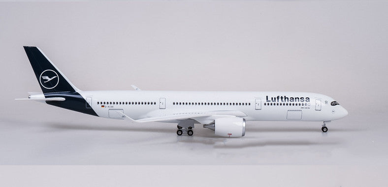 47CM 1:142 Lufthansa AIRBUS A350 Passenger Airplane Landing Gears Resin Model