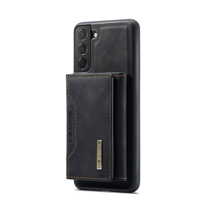 For Samsung Galaxy S21 Ultra FE + 5G Leather Case Cover Holder Tempered Glass