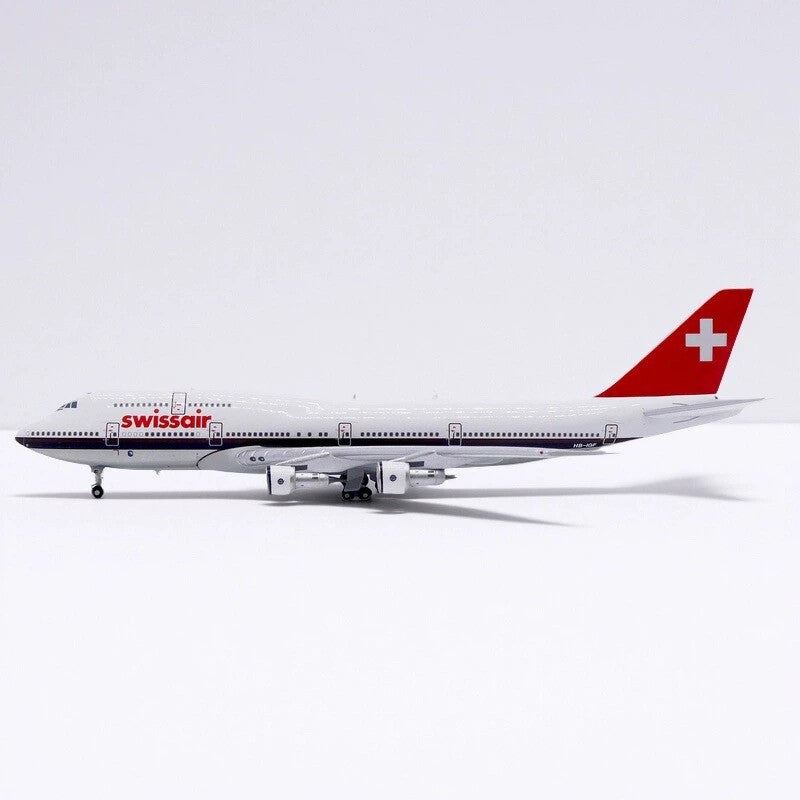 1:400 JC Wings Swissair Boeing 747-300 Passenger Airplane Diecast Plane Model