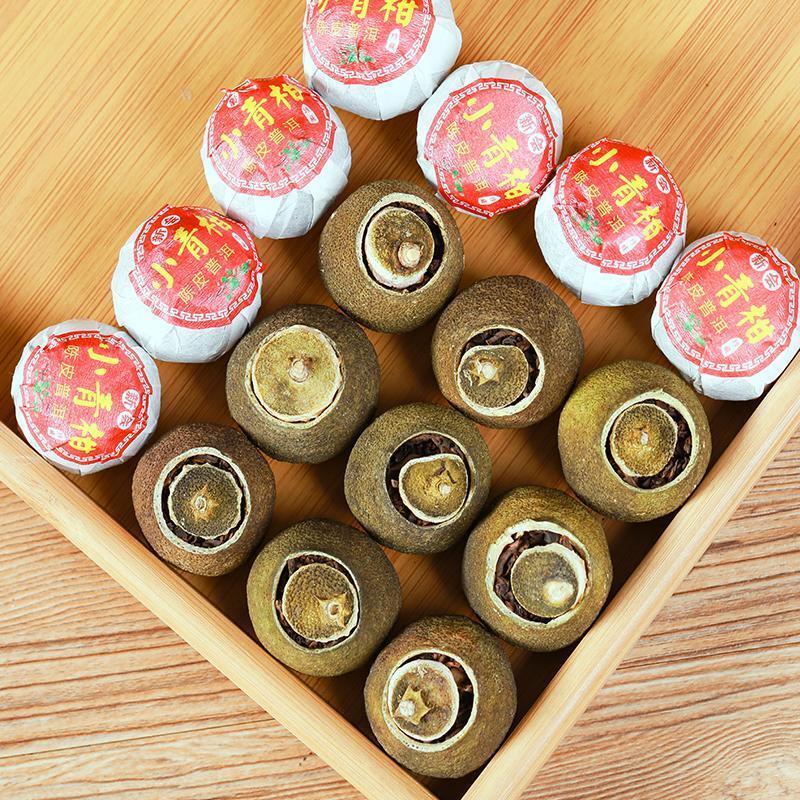 New Pu'er Tea Yunnan Palace Pu'er Ripe Tea Aged Luzhou Flavor Tangerine Tea 250g