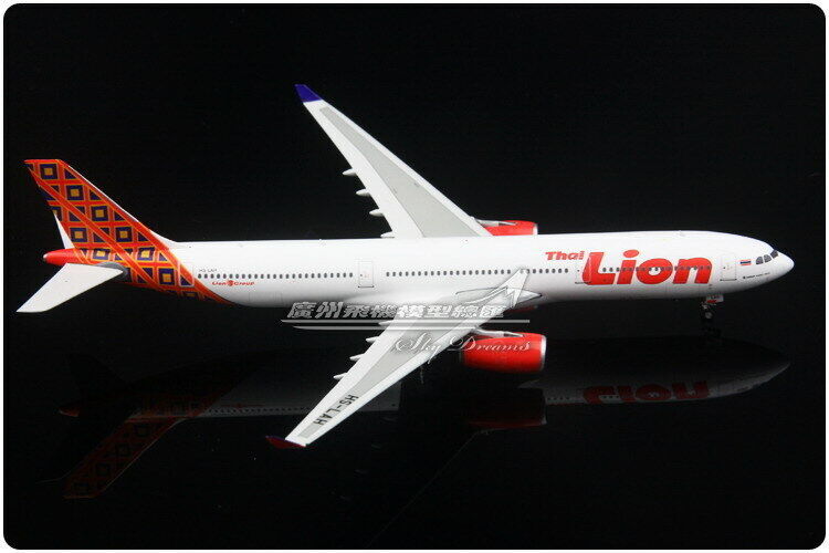 1:400 Phoenix Thai Lion AIRBUS A330-300 Passenger Airplane Diecast Plane Model
