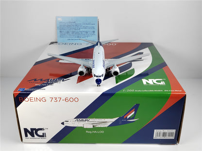 1:200 NG Model Hungarian Airlines B737-600 Airplane Diecast Aircraft Model
