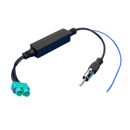 For Volkswagen Dual Head Radio Antenna Conversion Head Replacement Adapter