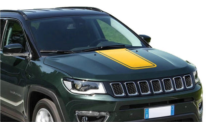 Fit For Jeep Compass Car Hood Sticker Bonnet Racing Stripe Graphics Vinyl Decal