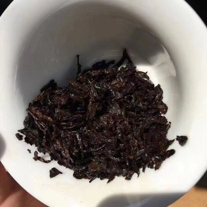 357g Yunnan Ripe Puerh Tea Nannuoshan Cooked Tea Cake Chinese Pu'er Tea