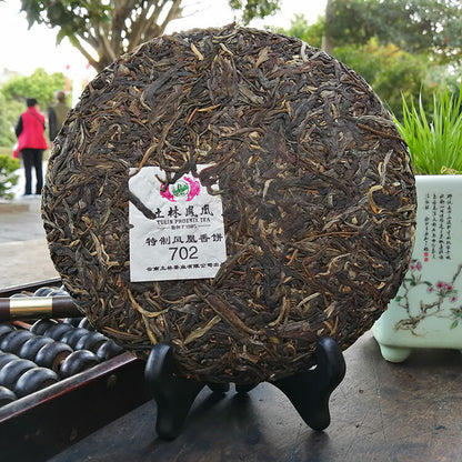 Special Feng Huang Xiang Bing 702 Tulin Phoenix Tea Pu Erh 380g 2017 Raw Puer
