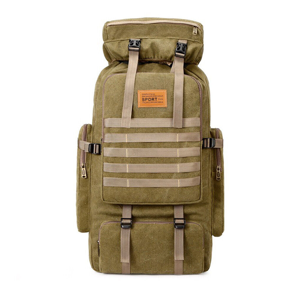 70L Military Tactical Backpack Rucksack Travel Bag for Camping Hiking Outdoor