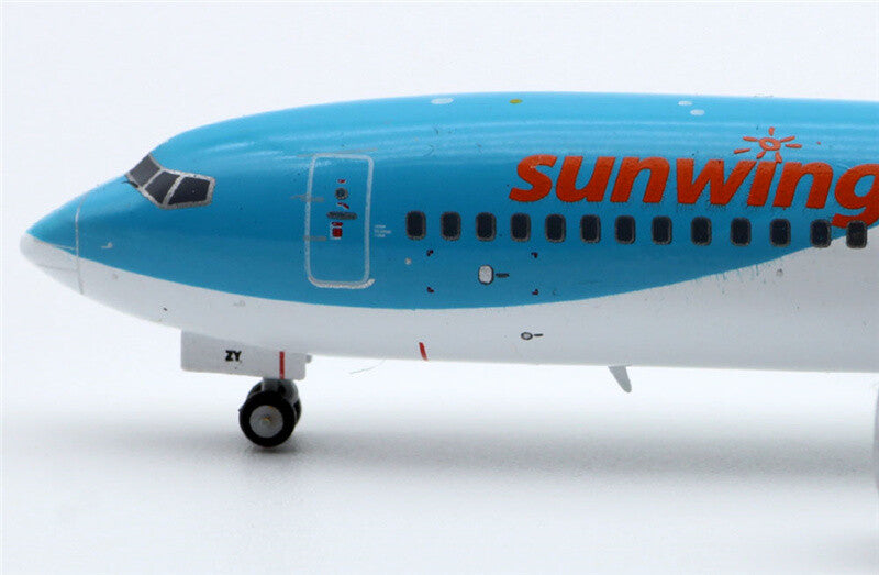 JC Wings Sunwing Airlines B737-800 G-FDZY 1:400 DIECAST plane Pre-builded Model