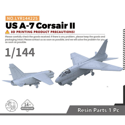 Yao's Studio LYR144225 1/144 Military Model Kit US A-7 Corsair II 1pc