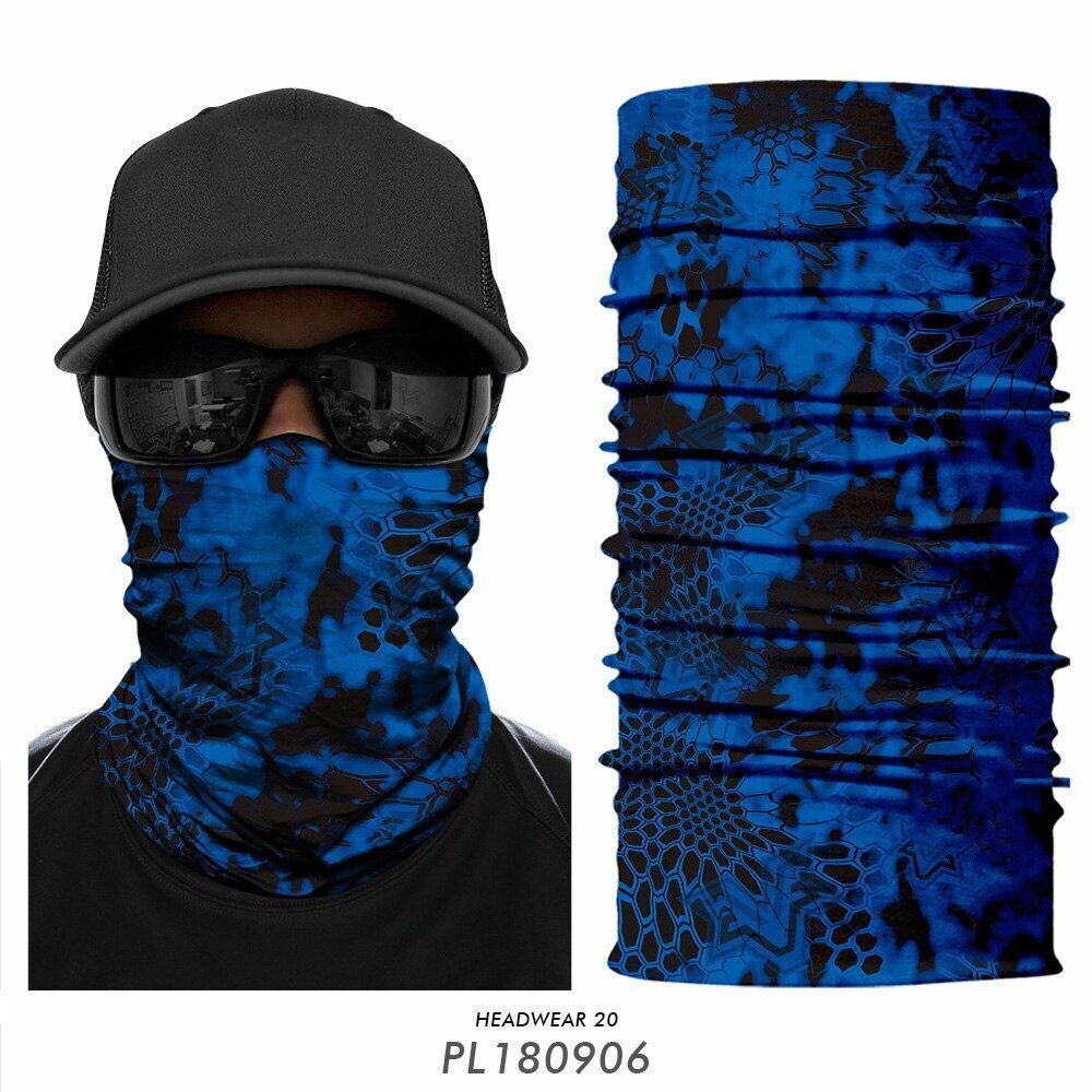Mask Bandana Hunting Facemask Headband Camo Neck Gaiter Buff Scarf Tube Outdoors