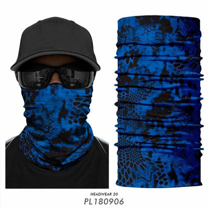 Mask Bandana Hunting Facemask Headband Camo Neck Gaiter Buff Scarf Tube Outdoors