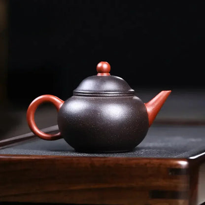 Yixing Purple Clay Teapots Handmade Tea Pot Black Gold Purple Sand Kettle