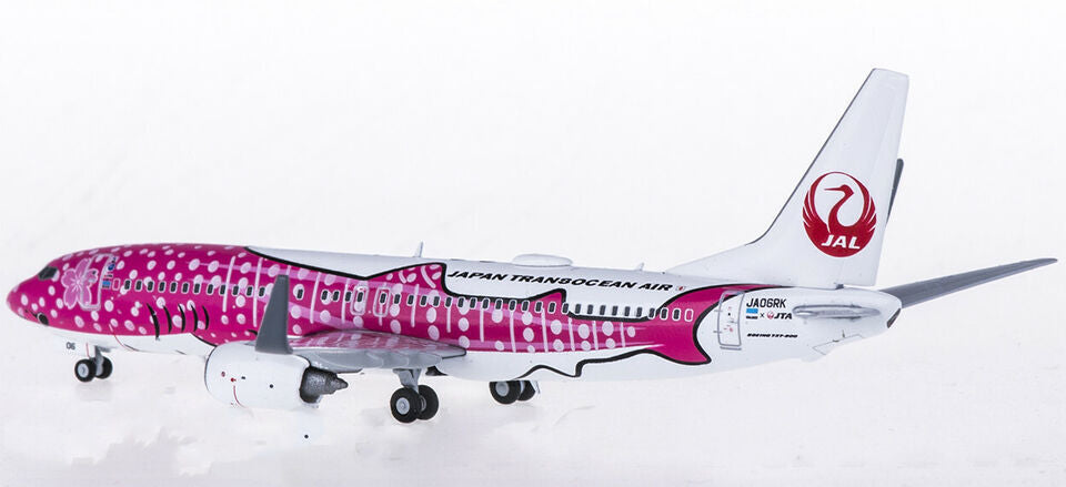 1:400 JC Wings JAPAN TRANSOCEAN AIR BOEING 737-800 Passenger Plane Diecast Model