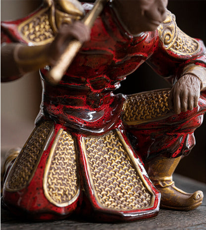 Monkey King Statue Bar Porcelain Home Decoration Handmade House Warming Gift New