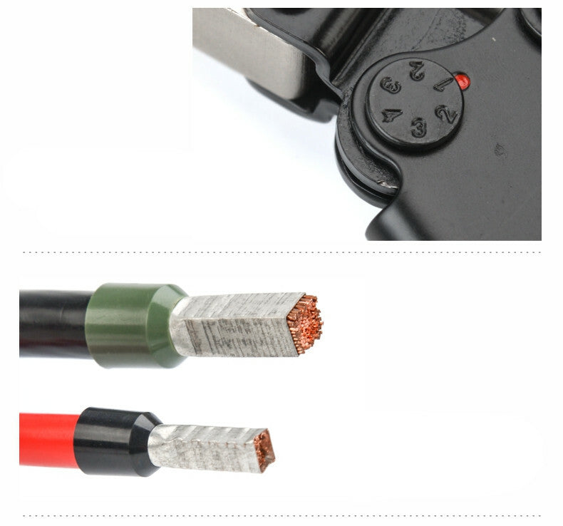 IWS120-4 Tubular Terminal Crimping Pliers Needle Bushing Press Clamp Pliers
