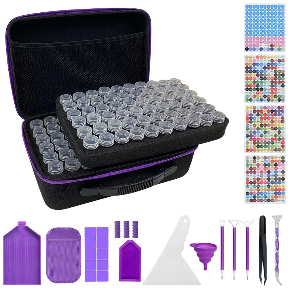 120 Bottles 5d Diamond Painting Tools Diamant Painting Tools Container Tool Bag