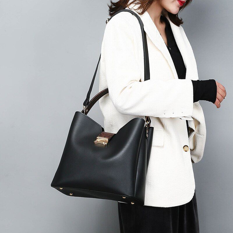 Handbags Clutches High Quality Leather Hand Bag Large Shoulder Crossbody Pouch