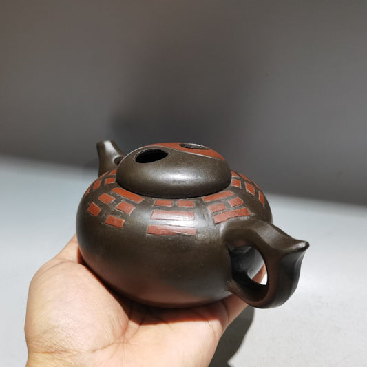 vintage chinese yixing purple clay teapot zisha ceremony teaware collection rare