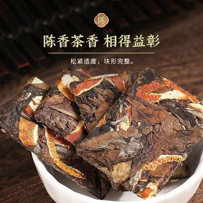 1000g White Tea Stuffed Tangerine Orange XinHui Chenpi Aged Shou Mei white tea