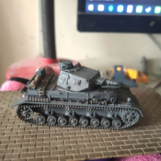 Homemade 1/72 German Main Battle Tank No.4 B/C Finished Model Static Ornament