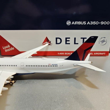 1:400 GeminiJets Delta Airlines Plane Airbus A350-900 Diecast Aircraft Model