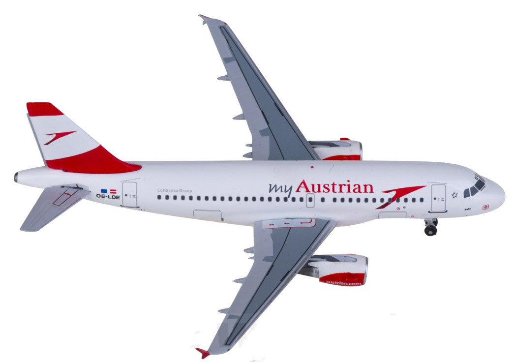 1:400 AeroClassics Austrian Airlines Airbus 319 Passenger Airplane Diecast Model