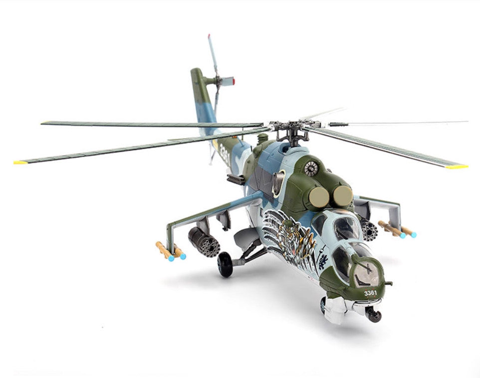1:72 BLESS Czech Air Force Mi-24V Hind NTM 2011 Attack Helicopter Diecast Model
