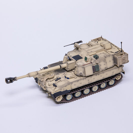 T-MODEL 1/72 US M109A7 self-propelled howitzer model 155mm gun sand color