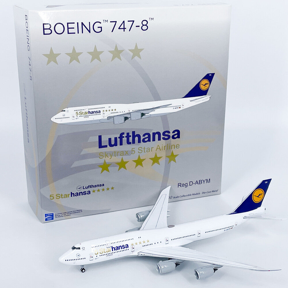 1:400 NGmodels Lufthansa B747-8 D-ABYM Passenger Airplane Diecast Model