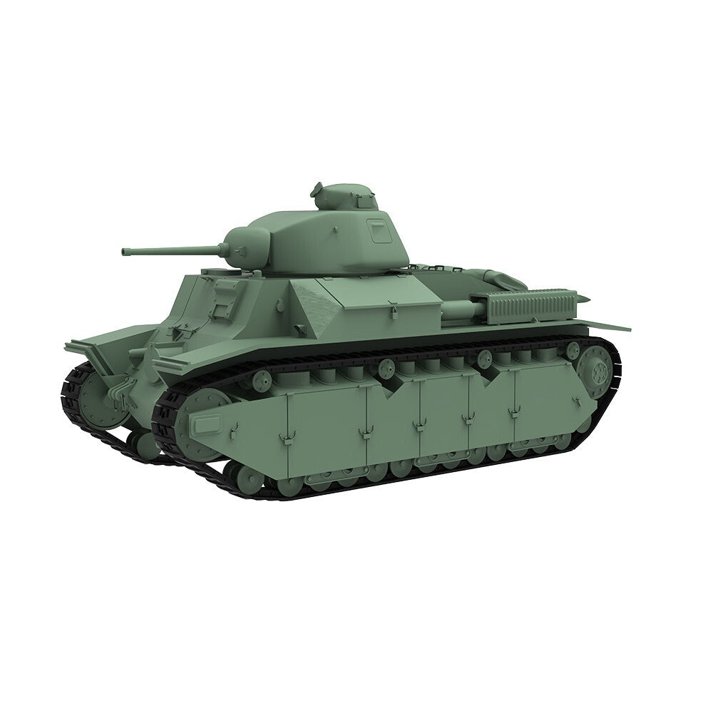 SSMODEL 1/35 Military Model Kit France Medium Tank APX 4 Turret & 47mm Gun
