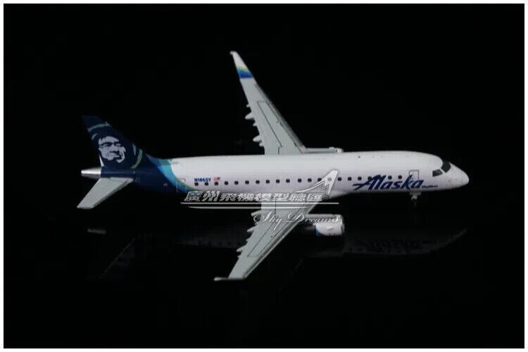 1:400 GeminiJets Alaska Embraer ERJ-170-200LR Airplane Diecast Aircraft Model