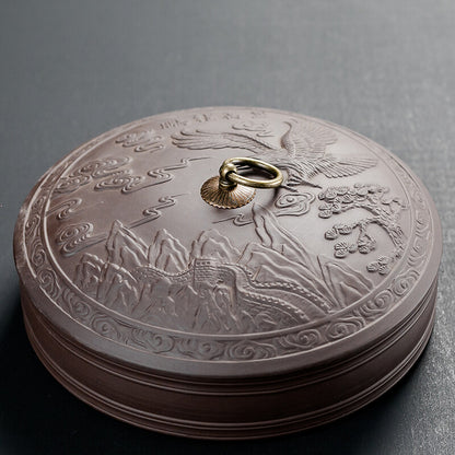 Tea Box Tea Box Household Tea Pot Ceramic Storage Tea Storage Pot Multi-layer