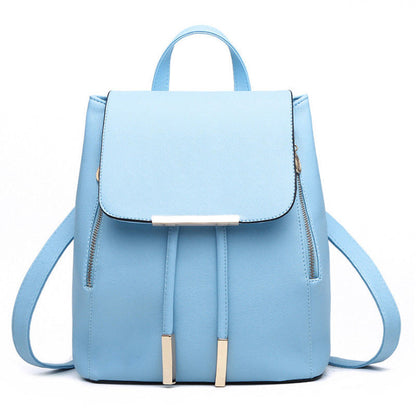 New Women's PU Leather Satchel Shoulder Backpack School Rucksack Bags Travel