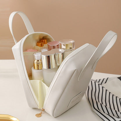 Handbag Travel Cosmetic Bag Square Pillow Bag Storage Bag Makeup Bag Wash Bag PU