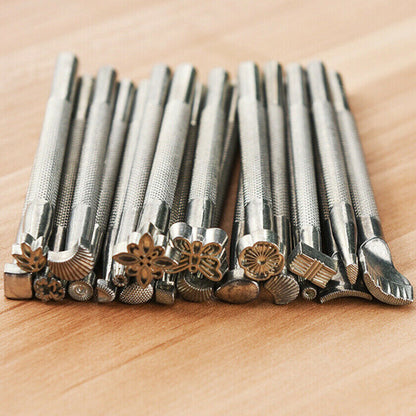 20pcs Embossing Printing Sculpting Art Texture Butterfly Flower DIY Pottery Tool