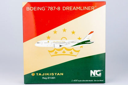 1:400 NG Model TAJIKISTAN BOEING 787-8 Passenger Aircraft Diecast Airplane Model