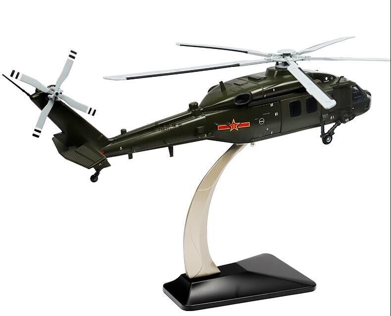 1:28 46CM CHINA ARMY AVIATION Z-20 Helicopter Airplane Diecast Aircraft Model