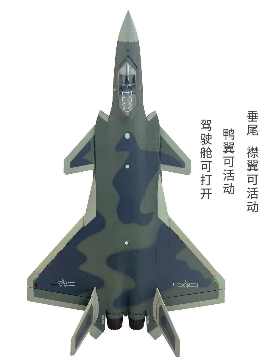 1:60 38CM AVIC China J-20 Stealth Fighter Plane Diecast Military Aircraft Model