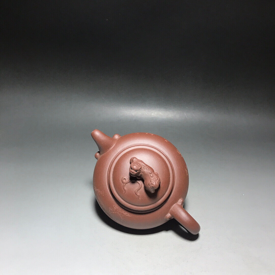 Chinese Yixing Zisha Clay Handmade Exquisite Teapot（醒狮如意 底款：如图）