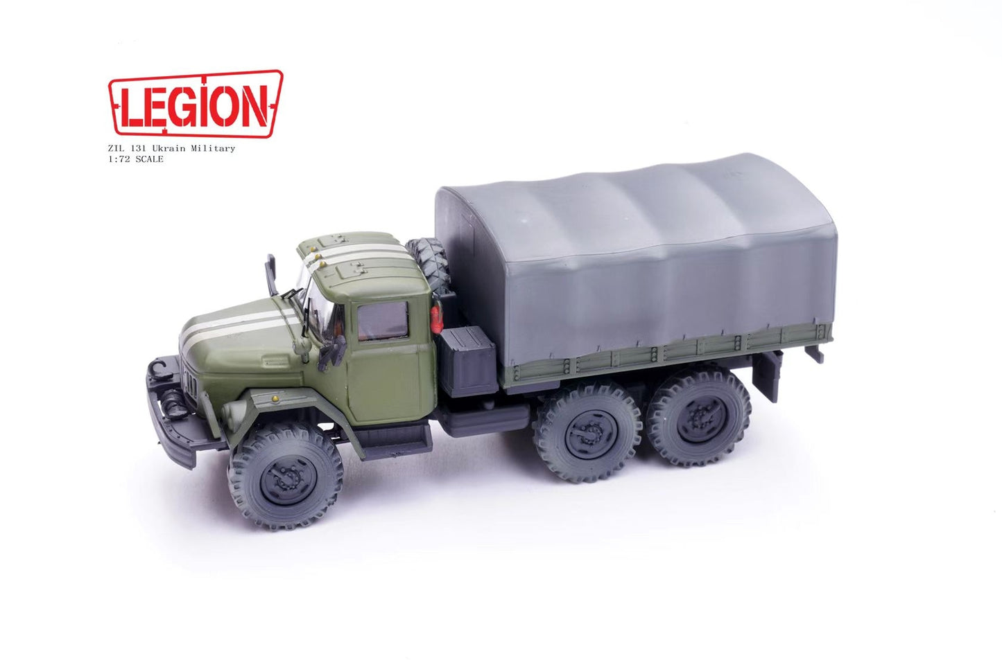 1/72 Soviet Union ZIL-131 Jill 131 truck model Ukraine green
