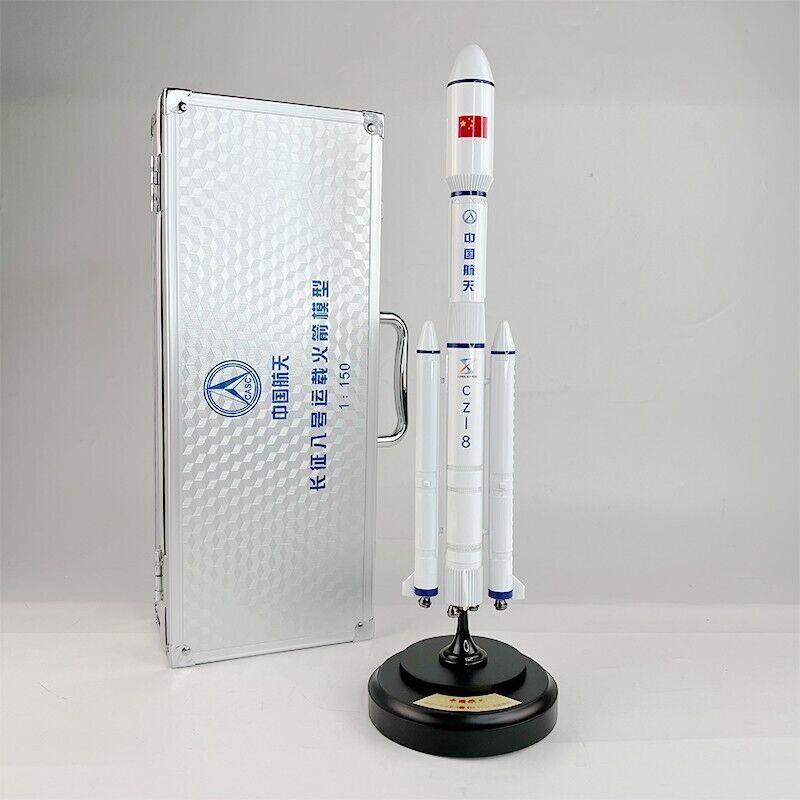 1:150 40CM China Long March 8 CZ-8 Carrier Rocket Diecast Aerospace Model