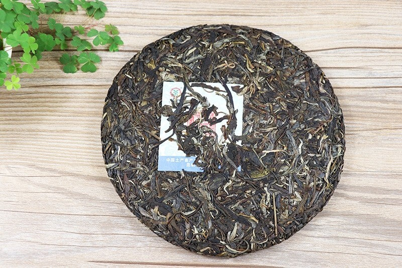 2015 CHINATEA ZHEN PIN Blue Mark LAN Yin Pu erh Tea Cake,RAW Pu'er Puer tee,357g