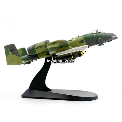 1/100 A-10 Thunderbolt II Warthog Attach Airplane Model Diecast Military Plane