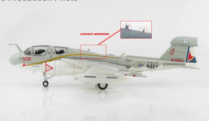 HM FOR Northrop Grumman EA-6B Prowler 163890/AJ502 VAQ-134 1/72 plane model