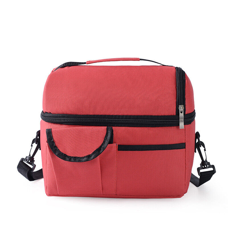 Insulation Pack Lunch Bag Double-layer Fresh-keeping Bag Picnic Pouch Ice Pack