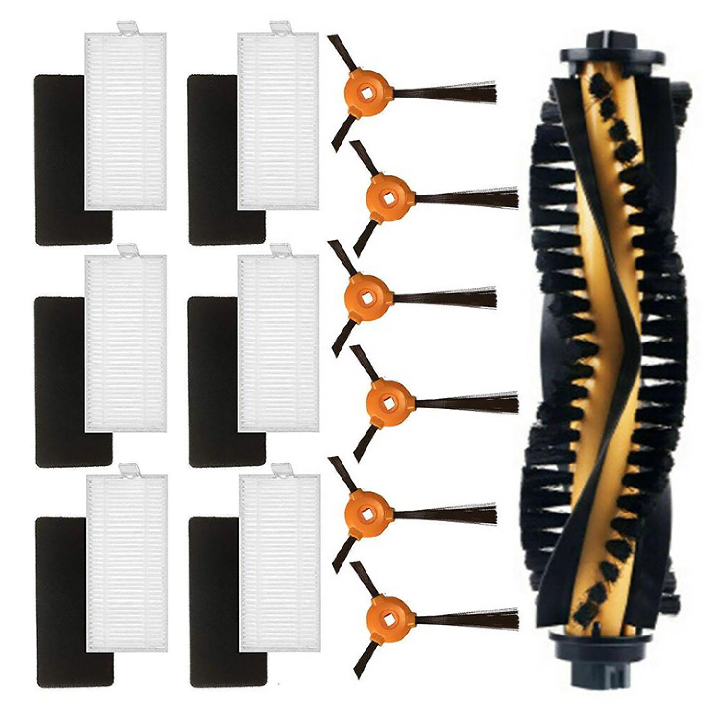 Side/Roll Brush+Filters for EcoVacs Deebot 500 Deebot 600 Deebot 601 Deebot 711