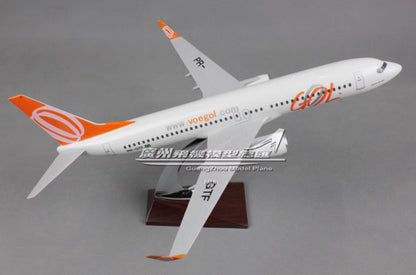 41CM GOL BOEING 737-800 PR-GTF Passenger Aeroplane Resin Aircrarft Plane Model