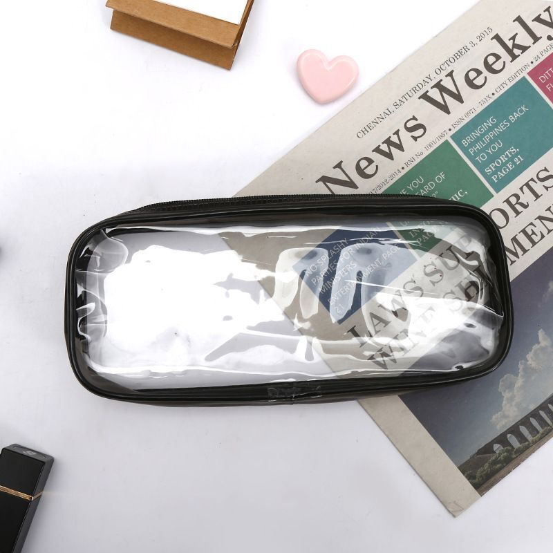 Transparent Cosmetic Bag Makeup Brushes Organizer Travel Waterproof Storage Case