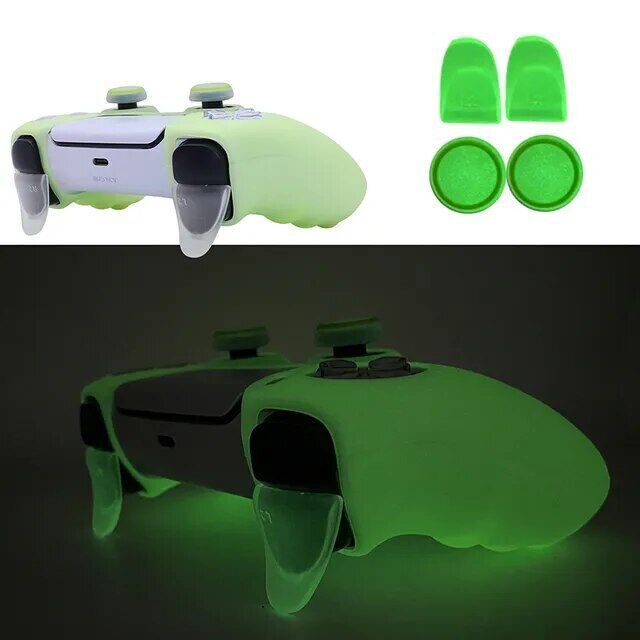PS5 Glowing Silicone Controller Case Controller Skin Games Accessories Cover