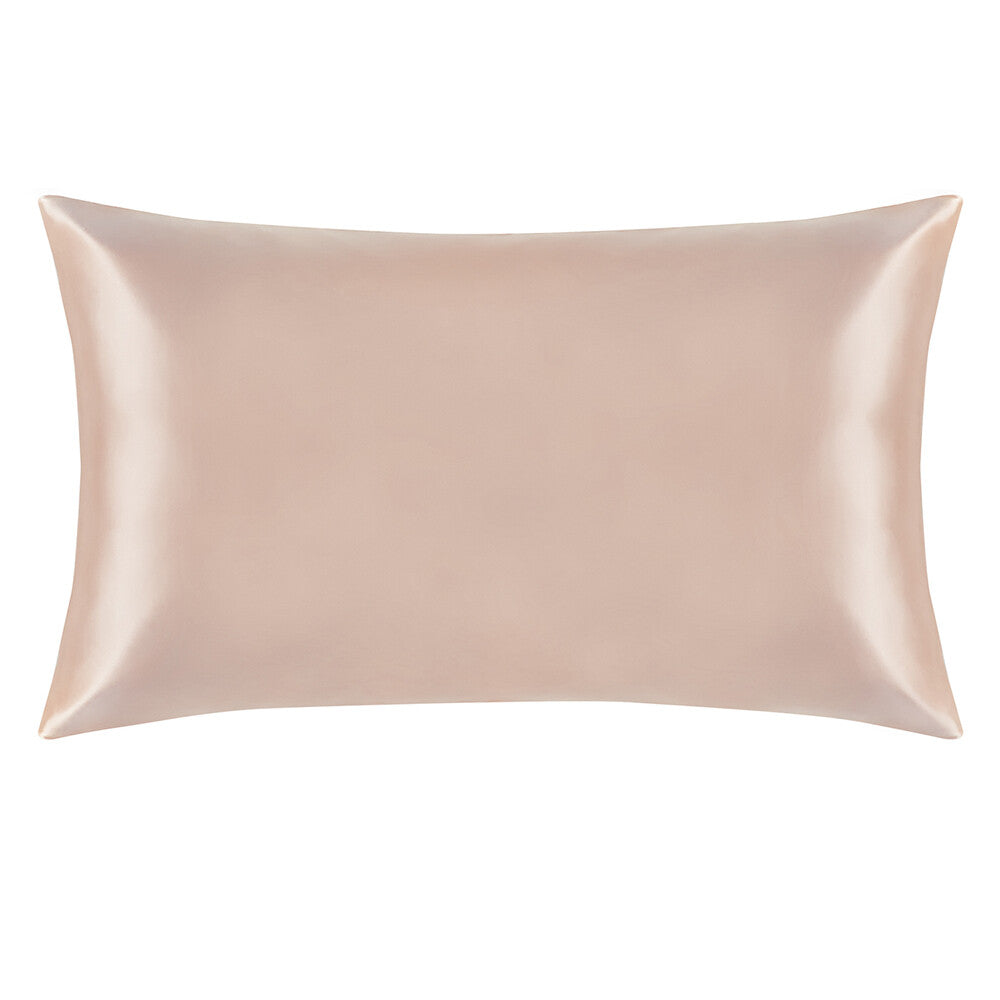 Pure Mulberry Silk Pillowcase Zippered 100% Silk Nourishes Hair Skin One piece